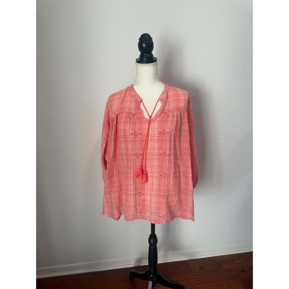 Roller Rabbit Shelter Island Adlaz oversized tunic top in Red